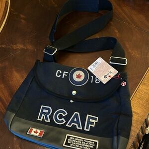 Brand new Red Canoe messenger bag Royal Canadian Air Force theme